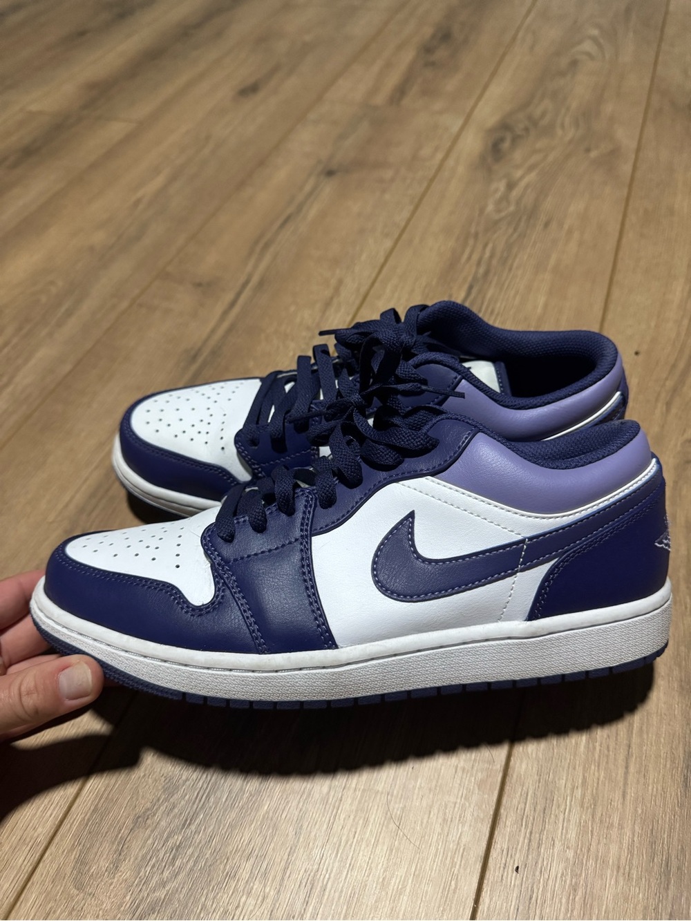 Nike Men’s Low-Top Sneakers - White & Purple